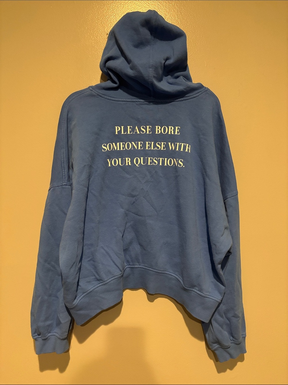 Devil Wears Prada X Old Navy Graphic Hoodie Sweater with Back Slogan